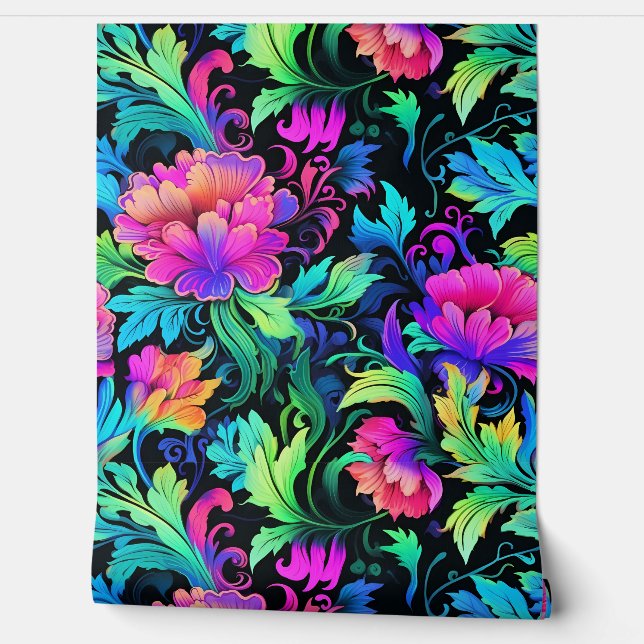 Papel Pintado Paisaje peatonal primático Botánico (Desenrollar)