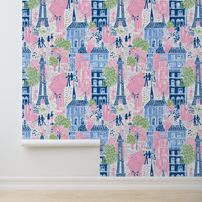 Papel Pintado Paisaje soñador parisino (Solicitud)