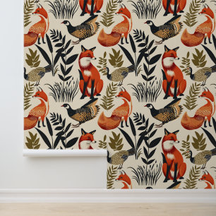 Papel Pintado Pájaros de arte y artesanía