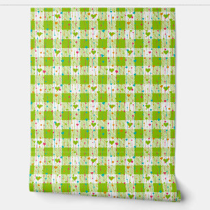 Papel Pintado Palas sin problemas de Gingham Checkered Pattern H