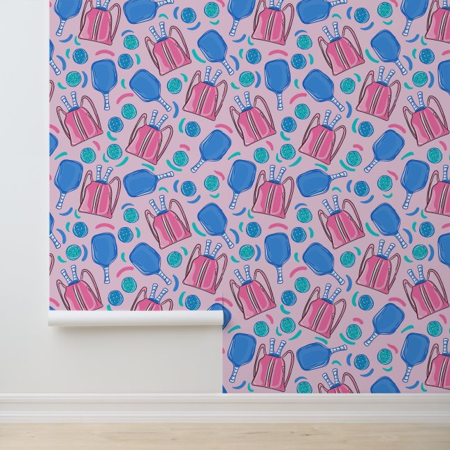 Papel Pintado Palas y bolas de bolas de bolas (Solicitud)