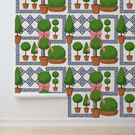 Papel Pintado Palm Beach Topiary Patchwork Peel & Stick en españ
