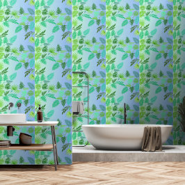 Papel Pintado Palm Leaves vacaciones de verano Verde tropical