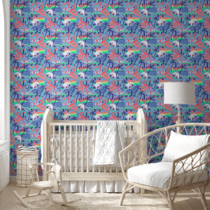 Papel Pintado Palm Springs blue