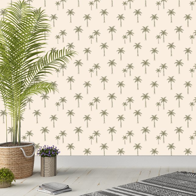 Papel Pintado Palmeras Boho Casa de Campo Costera Bohemians (Subido por el creador)