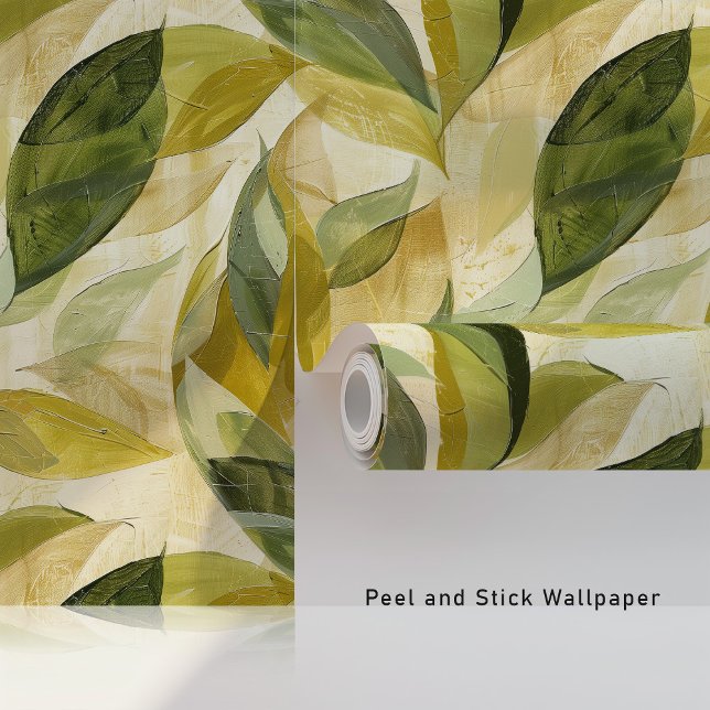 Papel Pintado Palo y palo de pincel de hoja abstracta (Subido por el creador)