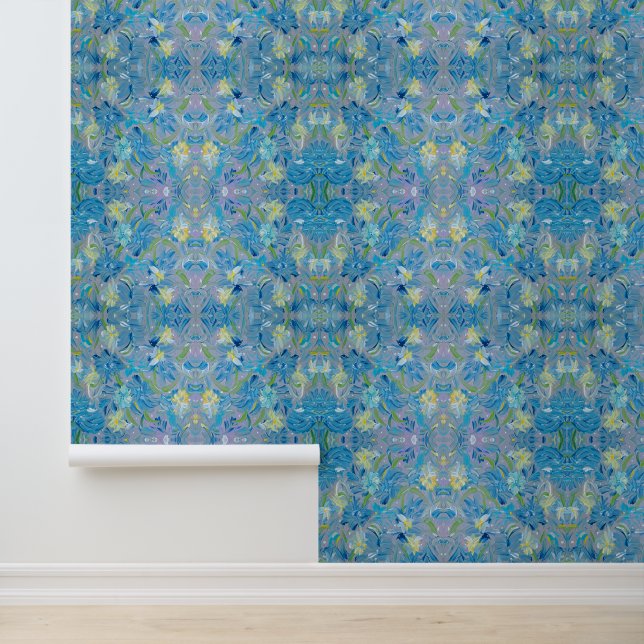 Papel Pintado Palo y palo floral de verano (Solicitud)
