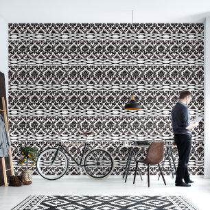 Papel Pintado Papel de escritorio Banda negra y blanca