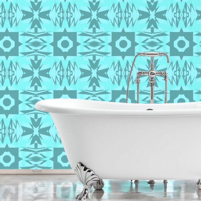 Papel Pintado Papel de escritorio de geometría de Azure (Subido por el creador)