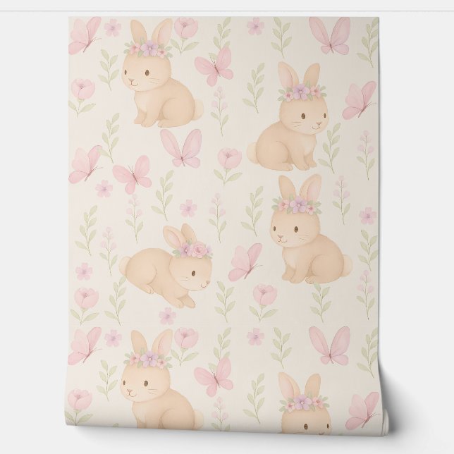 Papel Pintado Papel de escritorio de la enfermera de un conejito (Desenrollar)