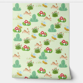 Papel Pintado Papel de escritorio de la guardería Woodland Meado