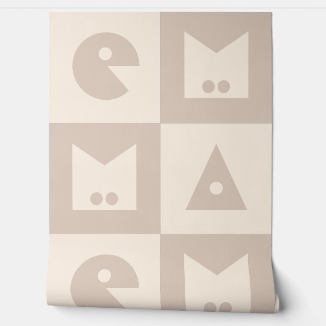 Papel Pintado Papel de escritorio de vivero con nombre de bebé d (Desenrollar)