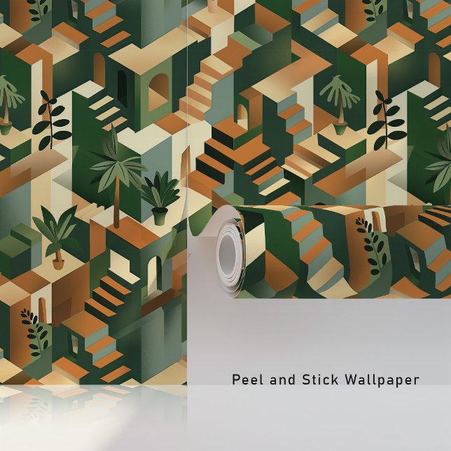 Papel Pintado Papel de escritorio para escapes geométricos tropi (Subido por el creador)