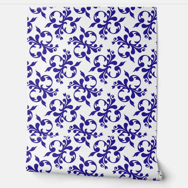 Papel Pintado Papel de fondo de escritorio azul (Desenrollar)
