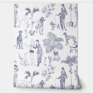 Papel Pintado Papel de fondo de escritorio de Toile De Jouy City