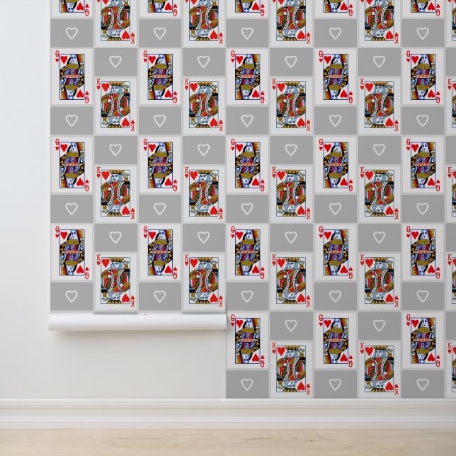 Papel Pintado Papel de fondo Rey y Reina del Corazón (Solicitud)