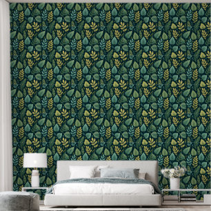 Papel Pintado "Papel de la hoja verde"