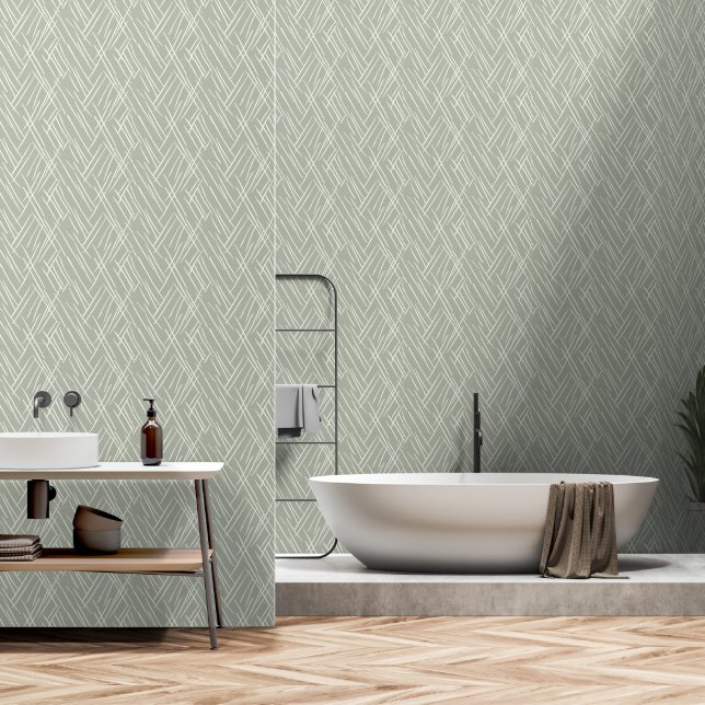 Papel Pintado Papel mural de elementos de hierbas aromáticas al  (Baño)
