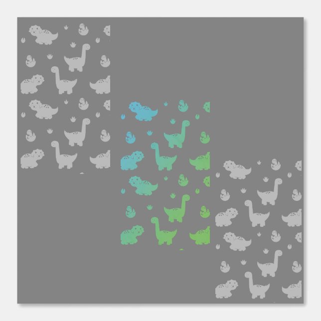 Papel Pintado Papel mural de los animales de los dinosaurios (Anverso)