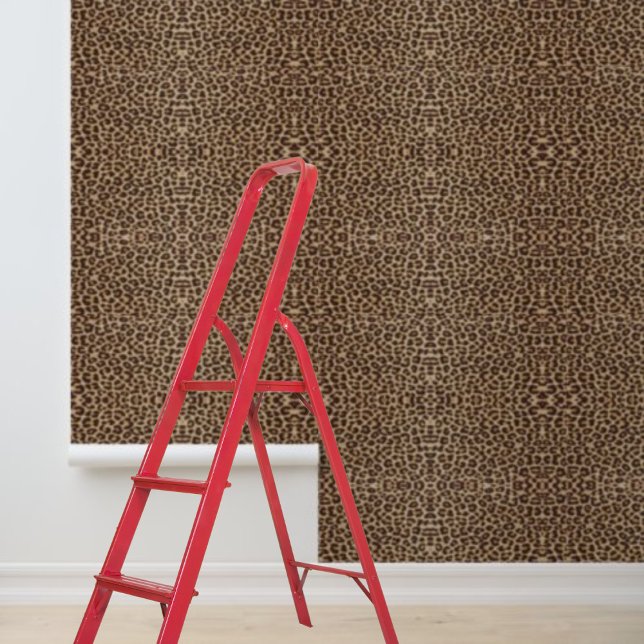 Papel Pintado Papel tapiz de pelaje de peel y stick impresión an (Peel and Stick Wallpaper leopard animal print Wallpaper)
