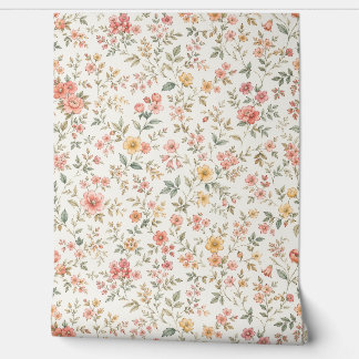 Papel Pintado Papier peint floral
