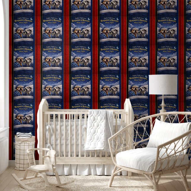 Papel pintado para guardería/ noche de Benjamin y  (Niños)