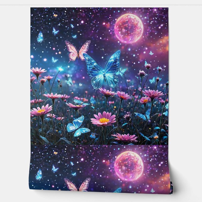 Papel Pintado Paraíso de las mariposas (Desenrollar)