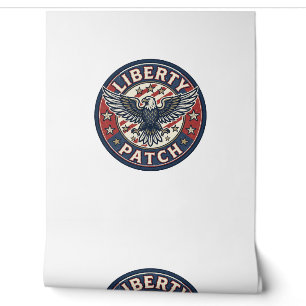 Papel Pintado Parche de la Libertad Parche Patriótico Bordado