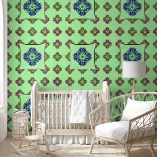 Papel Pintado Parche Kaleidoscope - patrón ininterrumpido 2