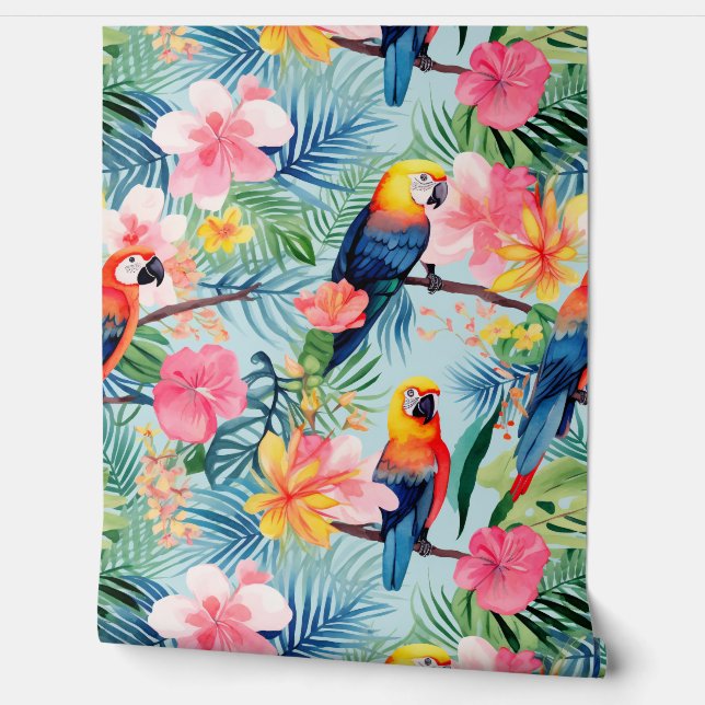 Papel Pintado Parrot Palooza (Desenrollar)