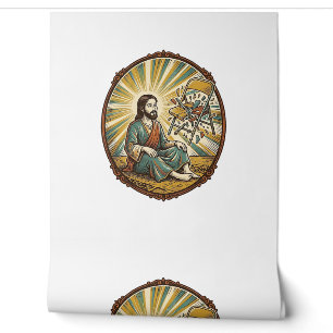 Papel Pintado Partido de Silla Plegable Rota de Jesús Falta Torp