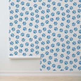 Papel Pintado Pasta de perro, garras de perro, patas azules
