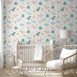 Papel Pintado Pastel Dinosaur Dreams