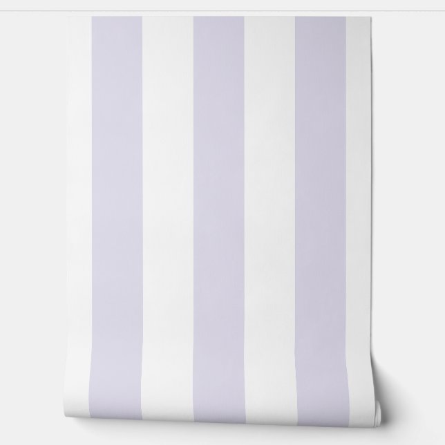 Papel Pintado Pastel Purple Stripes (Desenrollar)