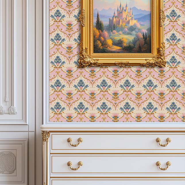 Papel Pintado Pastel Regency Bloom Princescore (Pastel Regency Bloom Princesscore Wallpaper)