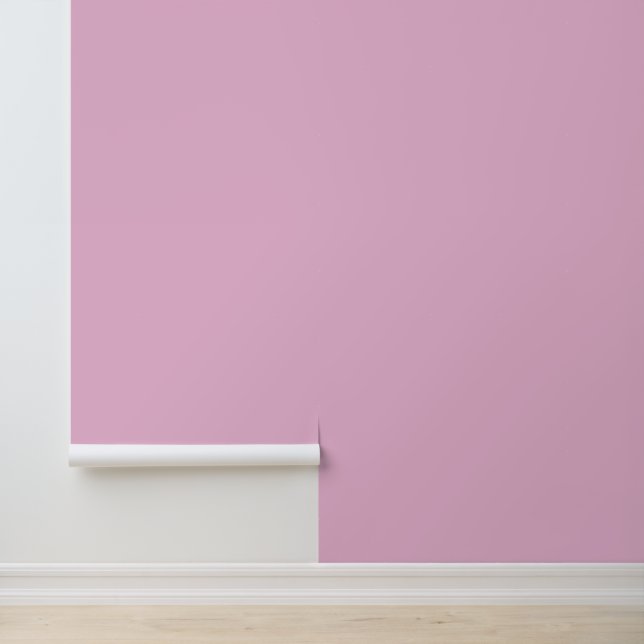 Papel Pintado Pastel sólido Minimalista Girona rosa (Solicitud)