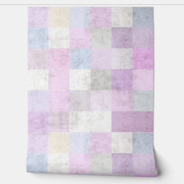 Papel Pintado Pastel suave texturizado divertidas cuadros