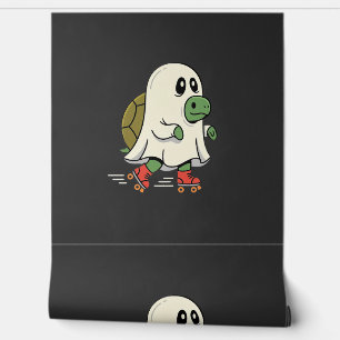 Papel Pintado Patines De Rodillos De Tortuga Fantasma Diseño De 