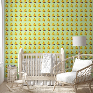 Papel Pintado Pato Amarillo Lindo