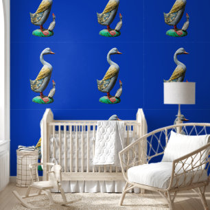 Papel Pintado Patos de Madera Deteriorados por la Intemperie