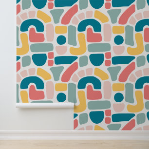 Papel Pintado Patrón abstracto colorido