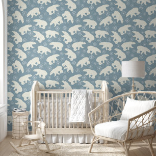 Papel Pintado Patrón animal de Guay - Oso polar 1