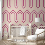 Papel Pintado Patrón Art Deco 05 - Rosa de frambuesa en rosa cla<br><div class="desc">Patrón Art Deco 05 - Rosa de frambuesa en rosa claro</div>