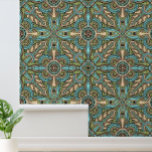 Papel Pintado Patrón Art Déco de color ornato vintage<br><div class="desc">Este es un patrón de impresión digitalmente mejorado de un diseño Art Deco de colores decorativos de 1883 de Christopher Dresser. Dresser fue una figura central en el Movimiento Estético y un importante contribuyente al aliado estilo anglo-japonés.</div>