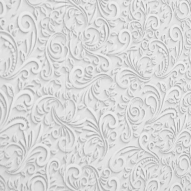 Papel Pintado Patrón blanco elegante (Costura)