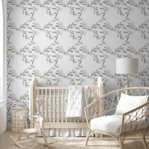 Papel Pintado Patrón botánico Neutral Trellis