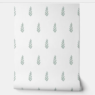 Papel Pintado patrón botánico simple vector con plantas