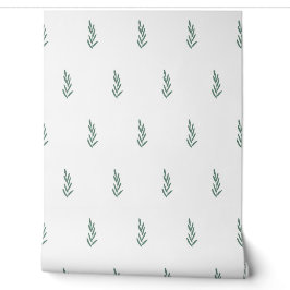 Papel Pintado patrón botánico simple y continuo con plantas