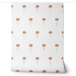 Papel Pintado patrón botánico sin fisuras con flores en 
