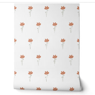 Papel Pintado patrón botánico sin fisuras con flores en 
